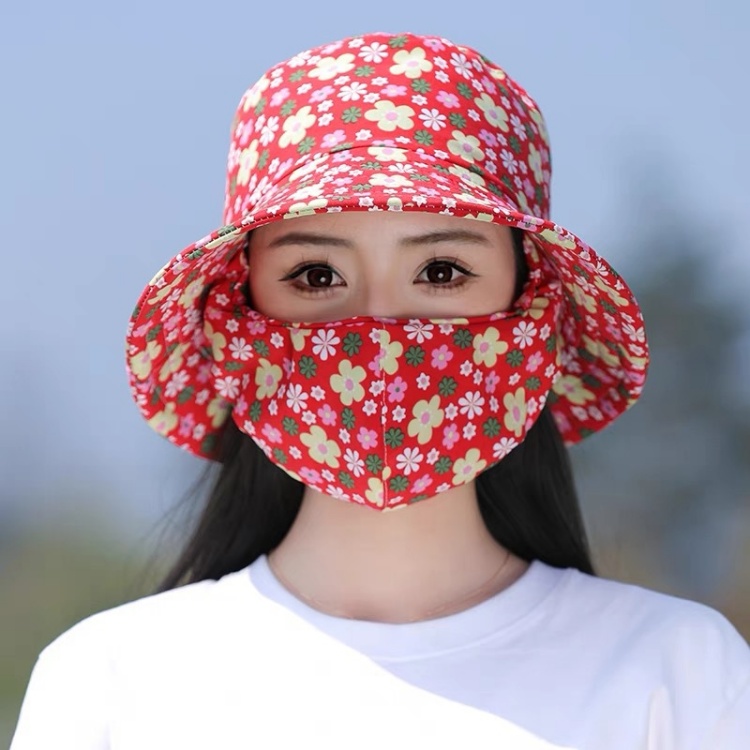 防曬口罩一體帽