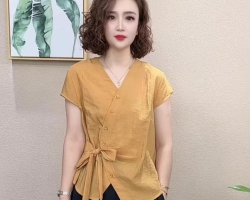 法式V領襯衫