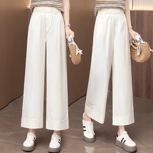 高腰直筒九分褲